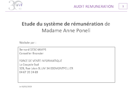 Audit de rémunération